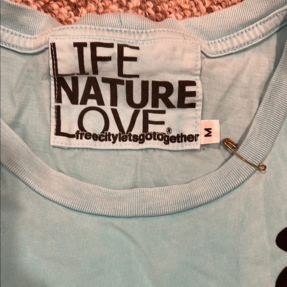 Free City Neighborhood Supervintage cutoff tank - Light Aqua - Picture 2 of 3
